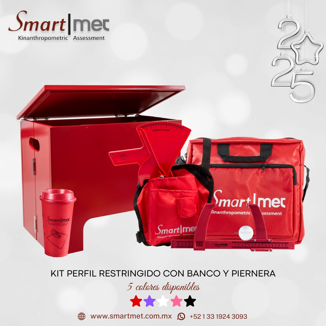 Kit Antropométrico SmartMet con Banco Portátil y Piernera