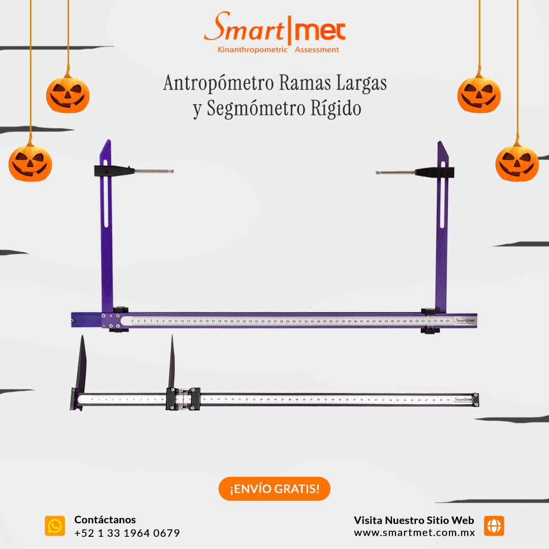 Kit Antropómetro Largo + Segmómetro Rigido