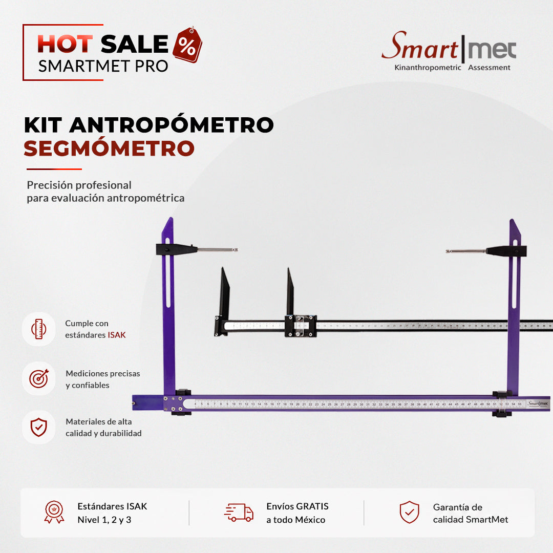 Kit Antropómetro Largo y Segmómetro Rígido