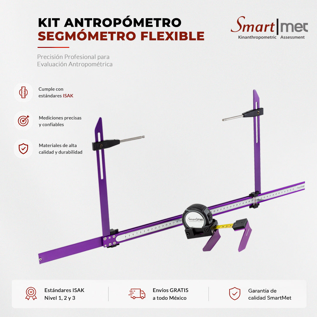 Kit Segmómetro + Antropómetro Grandes Diámetros SmartMet