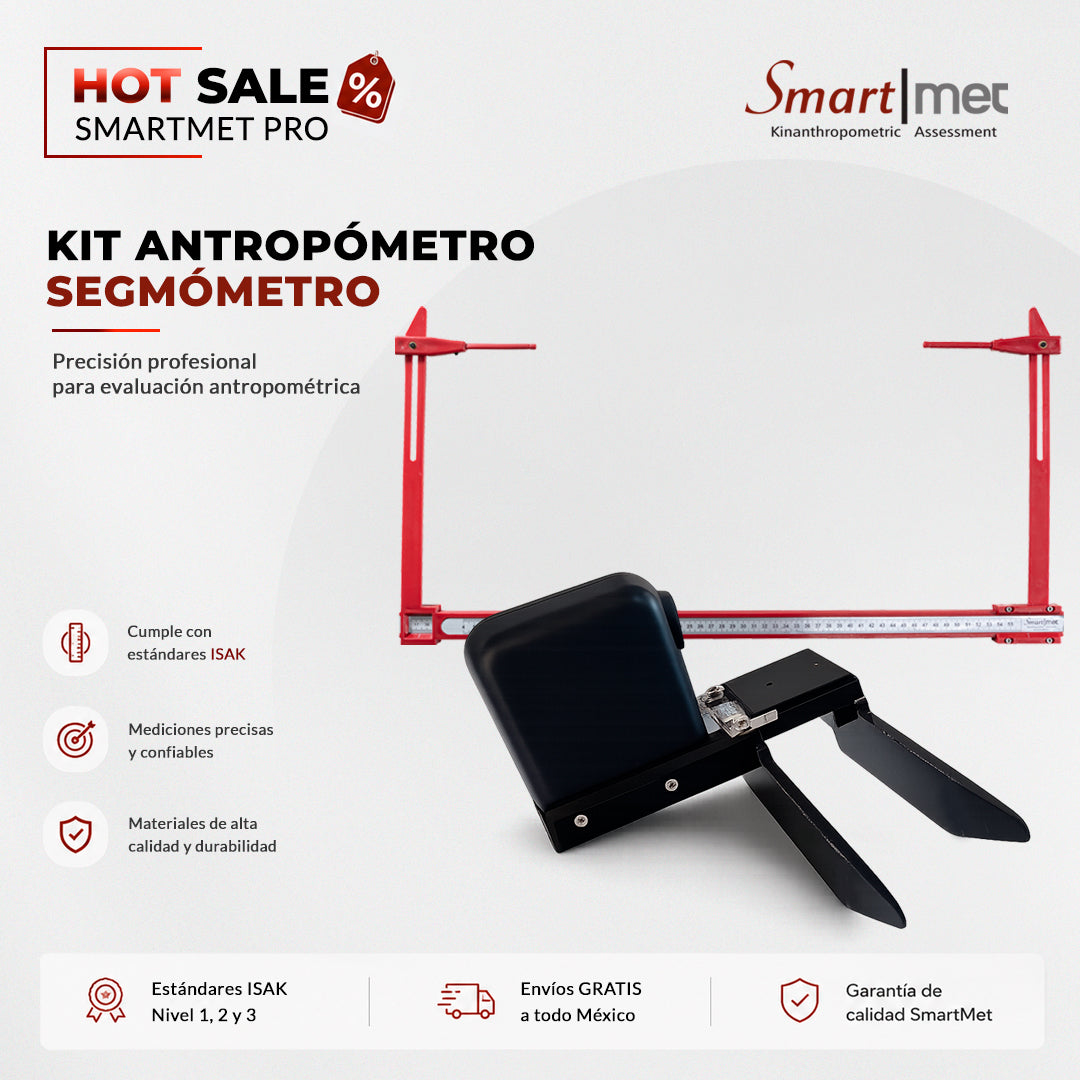 Kit Segmómetro Flexible + Antropómetro Grandes Diámetros SmartMet