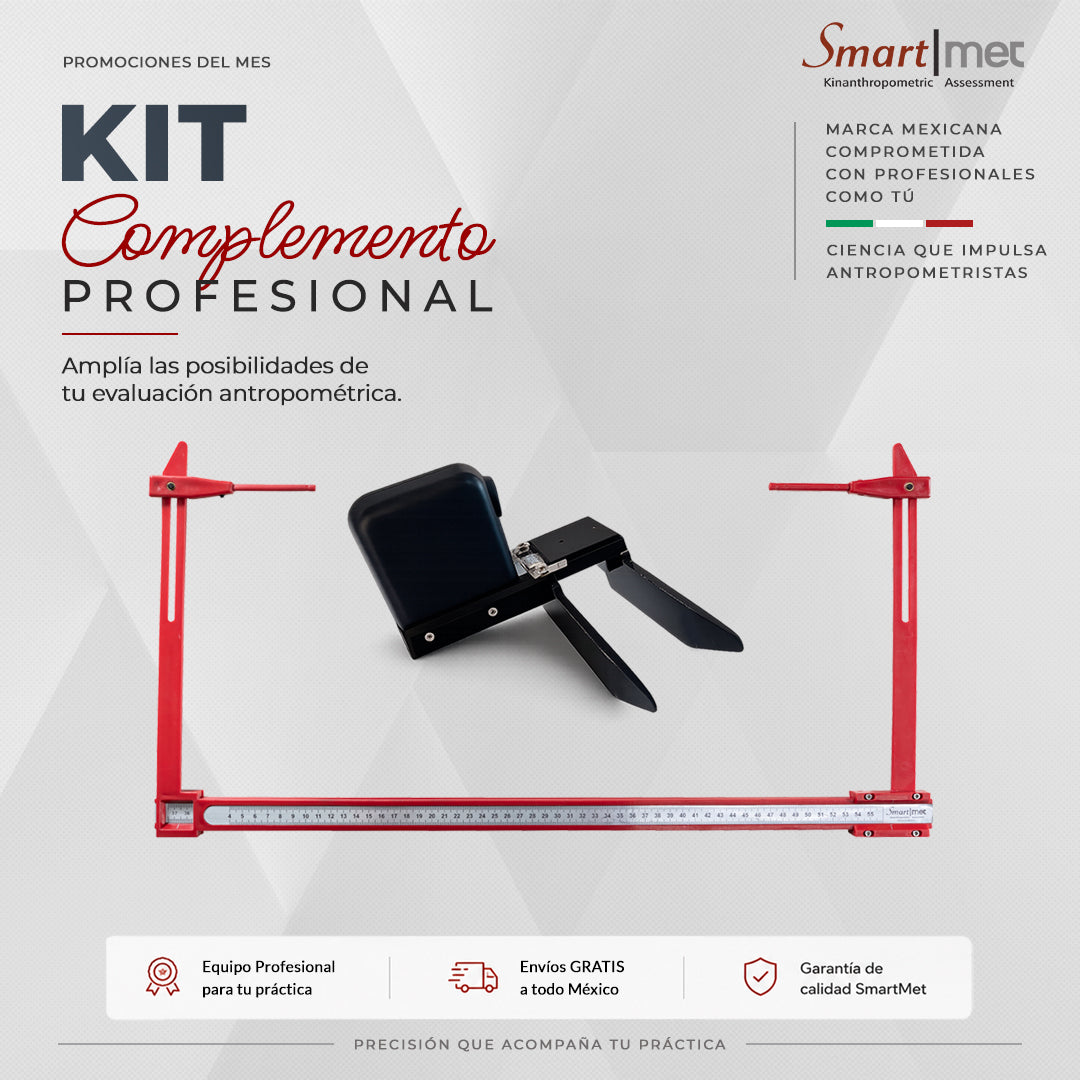 Kit Segmómetro Flexible + Antropómetro Grandes Diámetros SmartMet