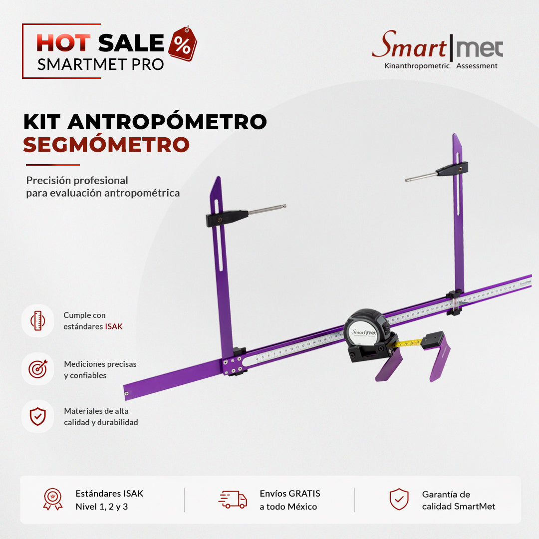 Kit Segmómetro + Antropómetro Grandes Diámetros SmartMet