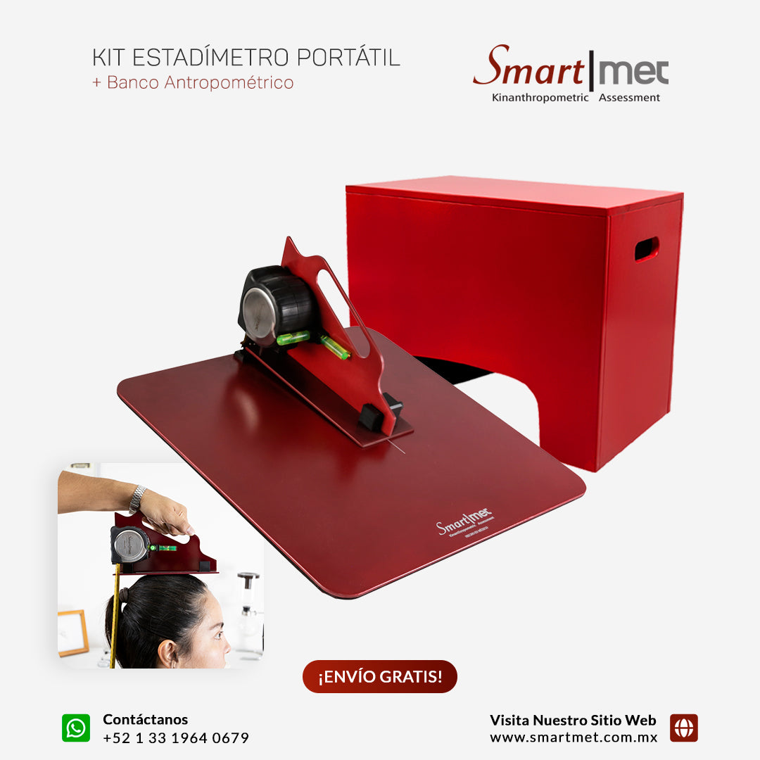 Estadímetro Portátil y Banco Antropométrico