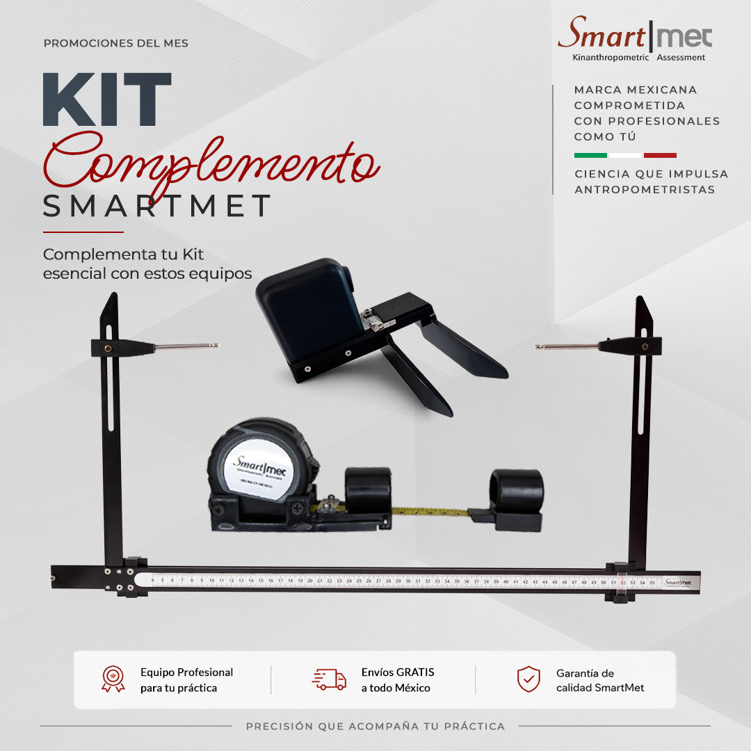 Kit Segmómetro + Antropómetro Grandes Diámetros SmartMet