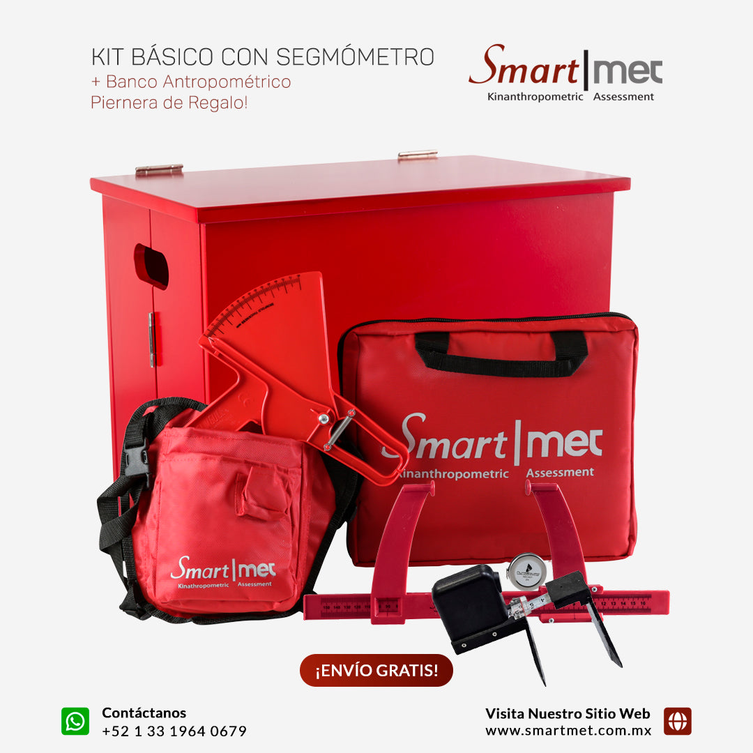 Kit Antropométrico SmartMet con Banco Portátil y Piernera