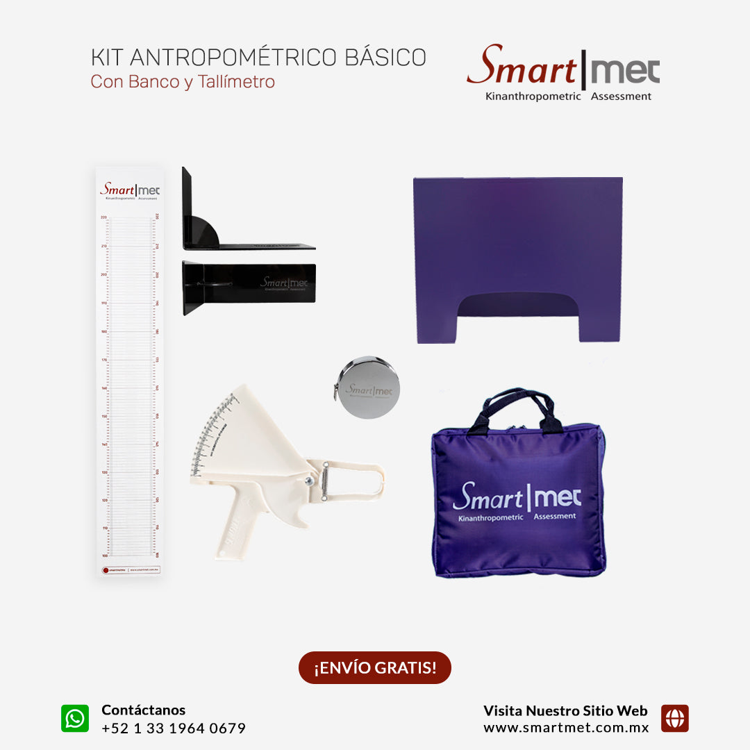Kit Antropometría Nivel 1 SmartMet  – Perfecto para Antropometristas