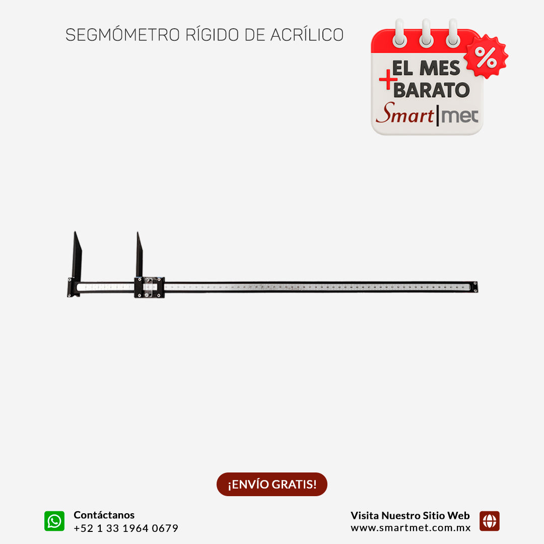 Segmómetro Rígido Acrílico SmartMet